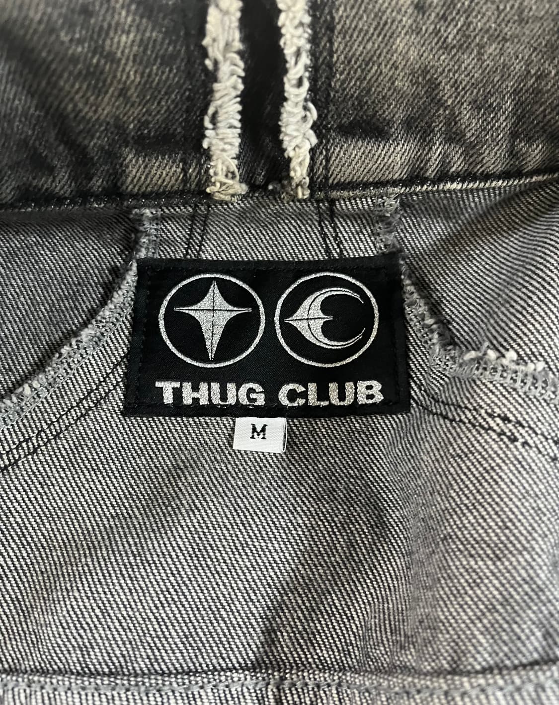 [M] 떠그클럽 트라이벌 데님 자켓 블랙 상품이미지3