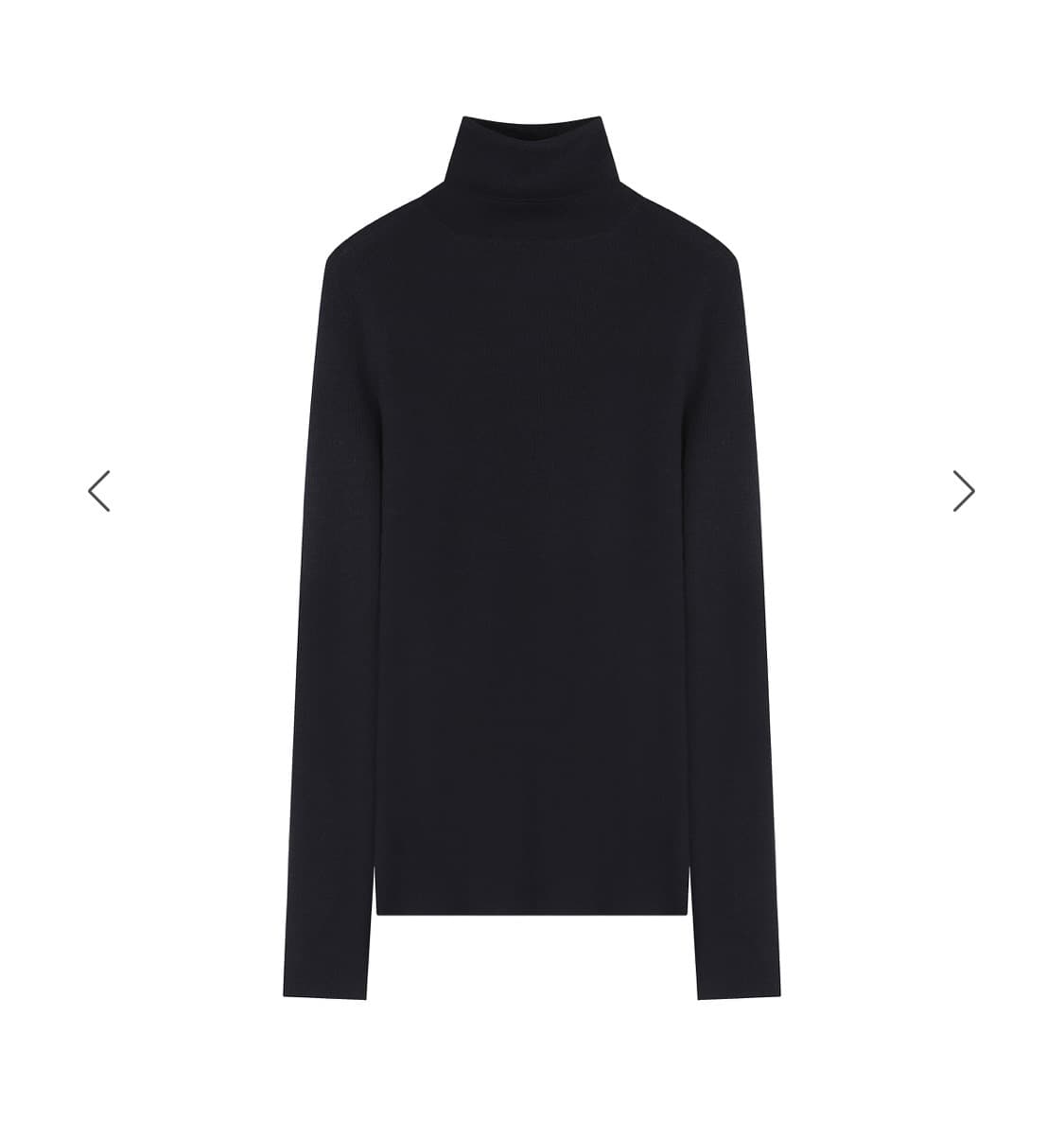 후왓웨어 Flow soft Turtleneck 네이비 새상품(내용필) 상품이미지1