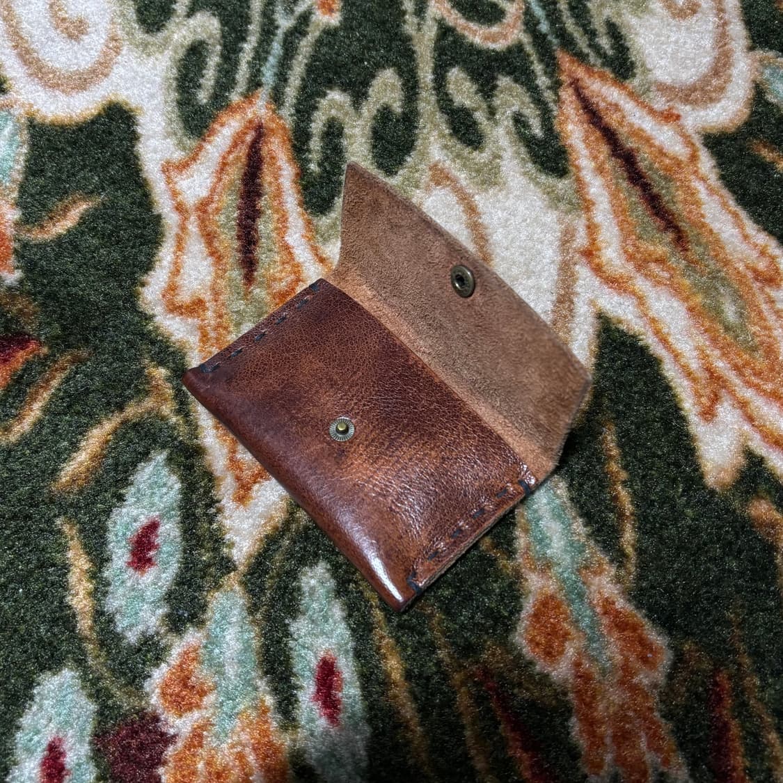 vtg cowhide card holder 상품이미지3