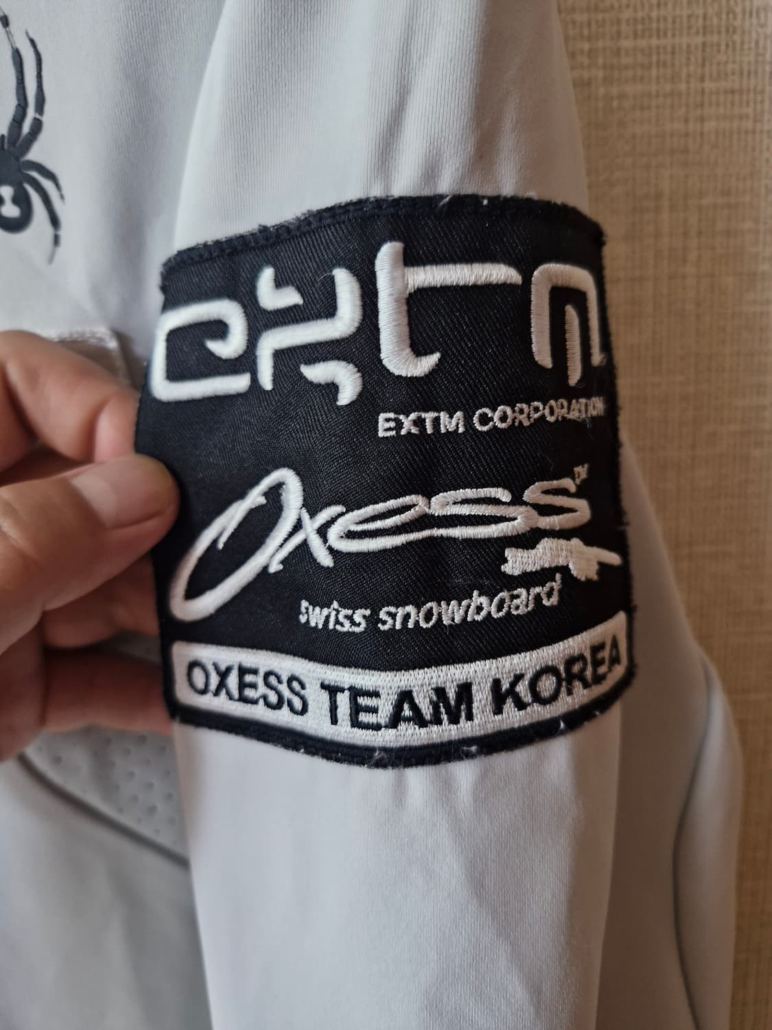 스파이더 팀 코리아 바람막이 져지 자켓 연그레이 XL 상품이미지4