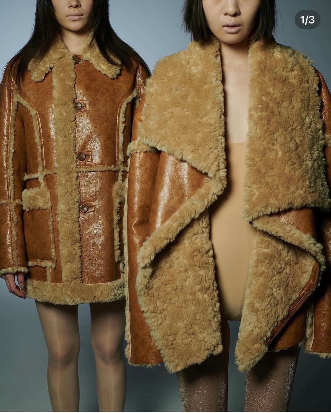 Perverze 무스탕 리버시버블 자켓 상품이미지5