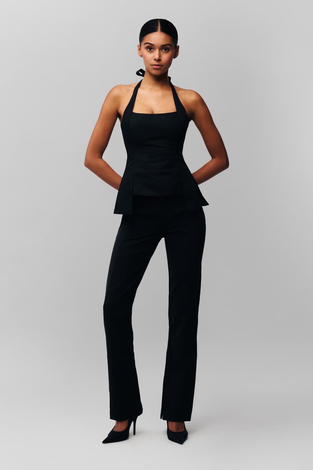 [S]귀조 25ss Carine 홀터넥/블랙 상품이미지5