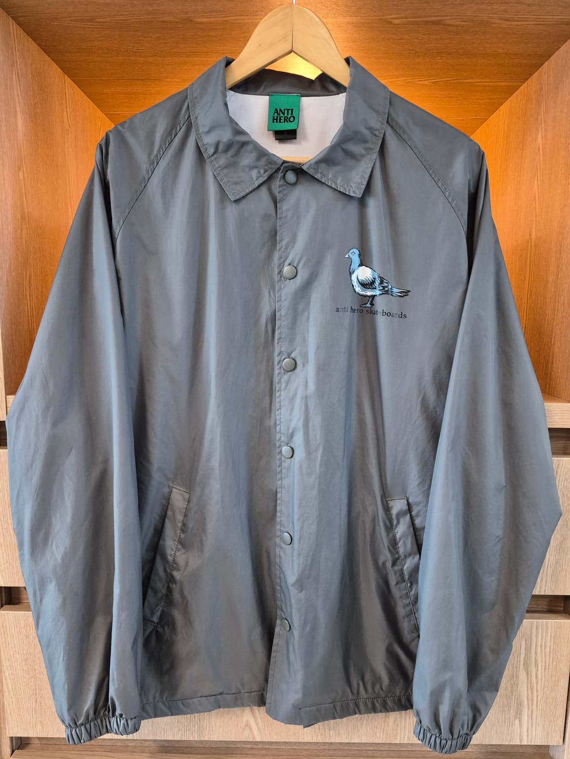 ANTI HERO COACH JACKET Dove Grey (L) 상품이미지1