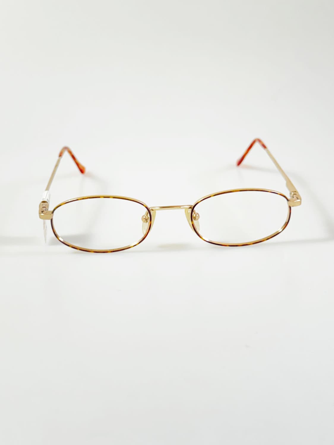 CLIPPERS 슬림 오벌 골드 프레임 빈티지 안경 상품이미지1