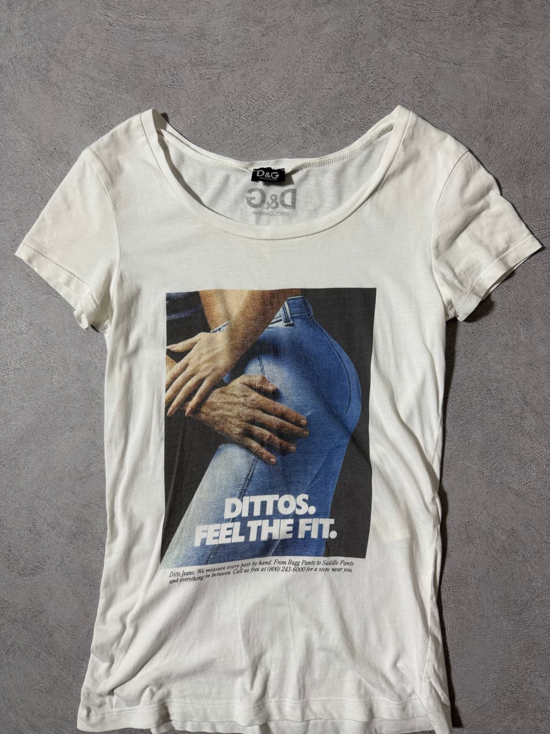 D&G “Dittos Feel The Fit” GraphicT-shirt 상품이미지3