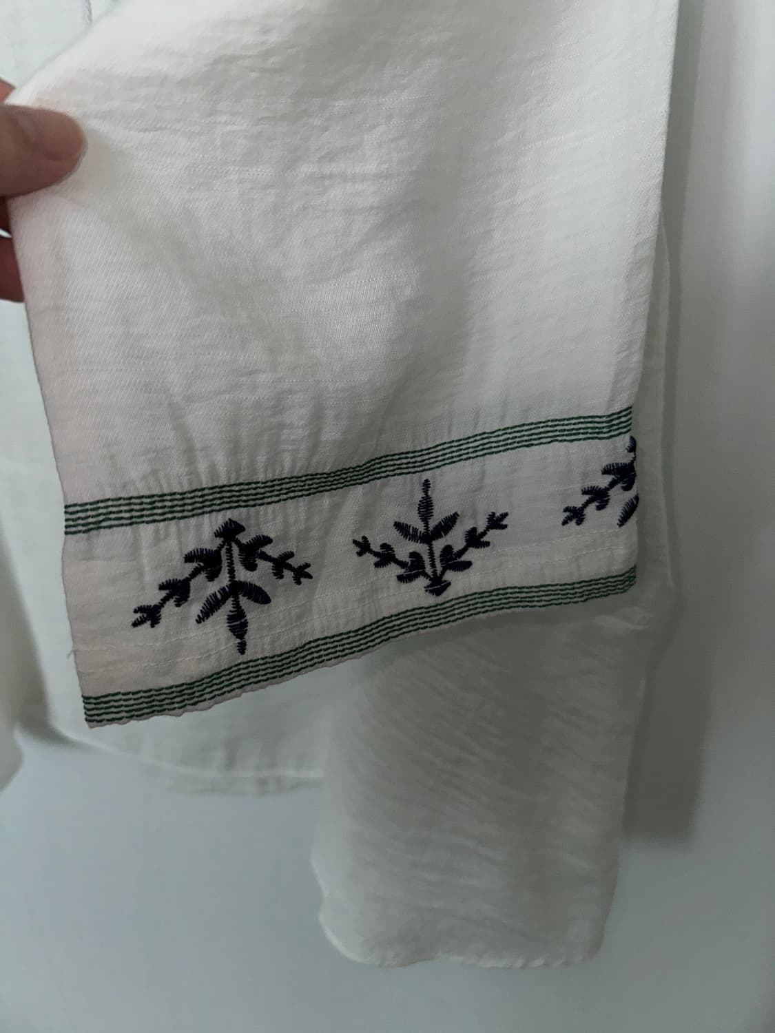 Bohemian Embroidered Tassel Blouse 상품이미지3