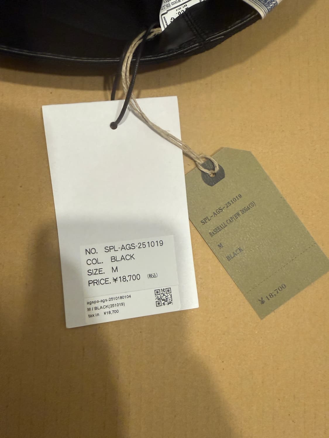 A.G.스폴딩&브라더스 THE H.W.DOG&CO. 콜라보 볼캡, 블랙  상품이미지4