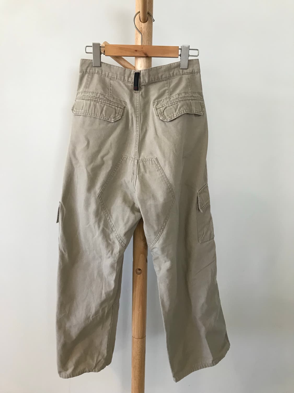 모리걸 핀터깔 y2k 베이지 카고 팬츠 상품이미지3