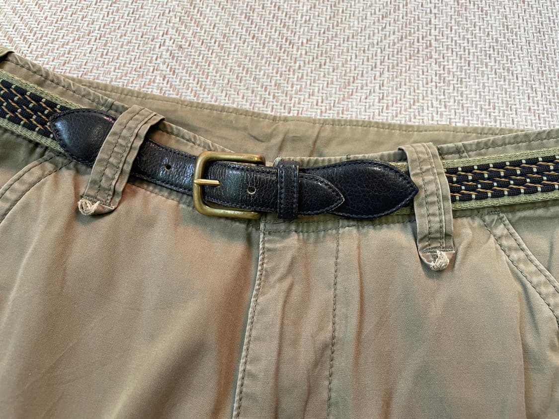 빈티지 레더 위빙 벨트 J03690 상품이미지3