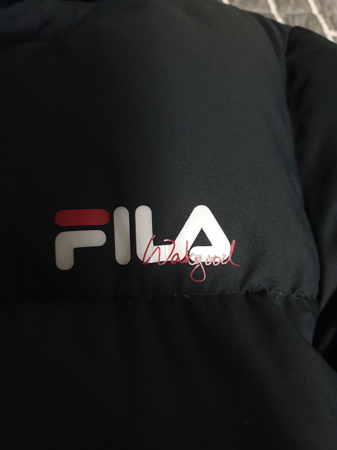 한정판 FILAx우왁굳 시즌1차 알자르타카르센 구스다운 롱패딩 (M) 상품이미지3