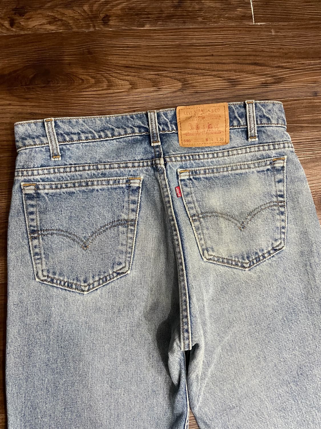 90년대 캐나다산 리바이스 505 데님 팬츠 상품이미지8
