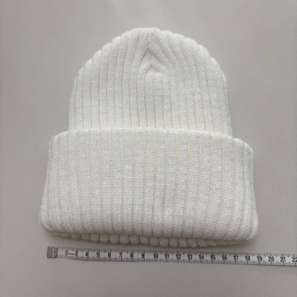 화이트 니트 비니 상품이미지3