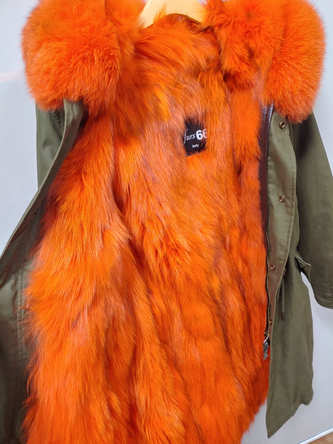 Furs66  폭스퍼 야상 롱 패딩 여성66 상품이미지3