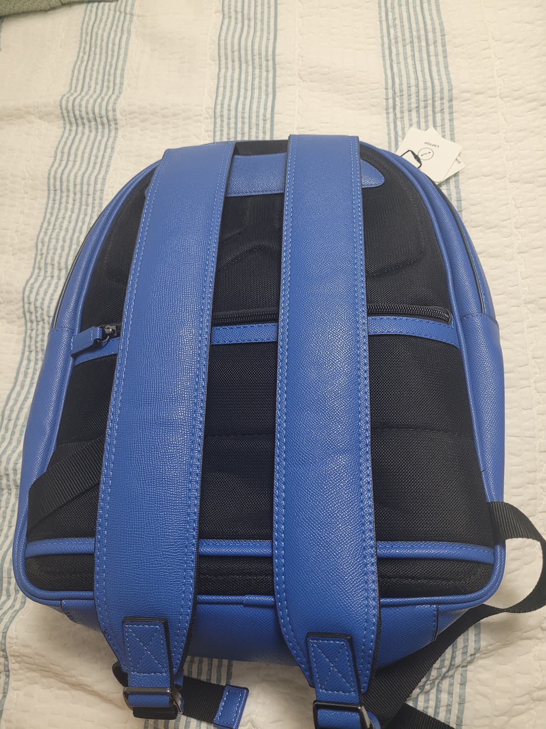 자라 zara 에코 레더 블루 백팩 상품이미지2