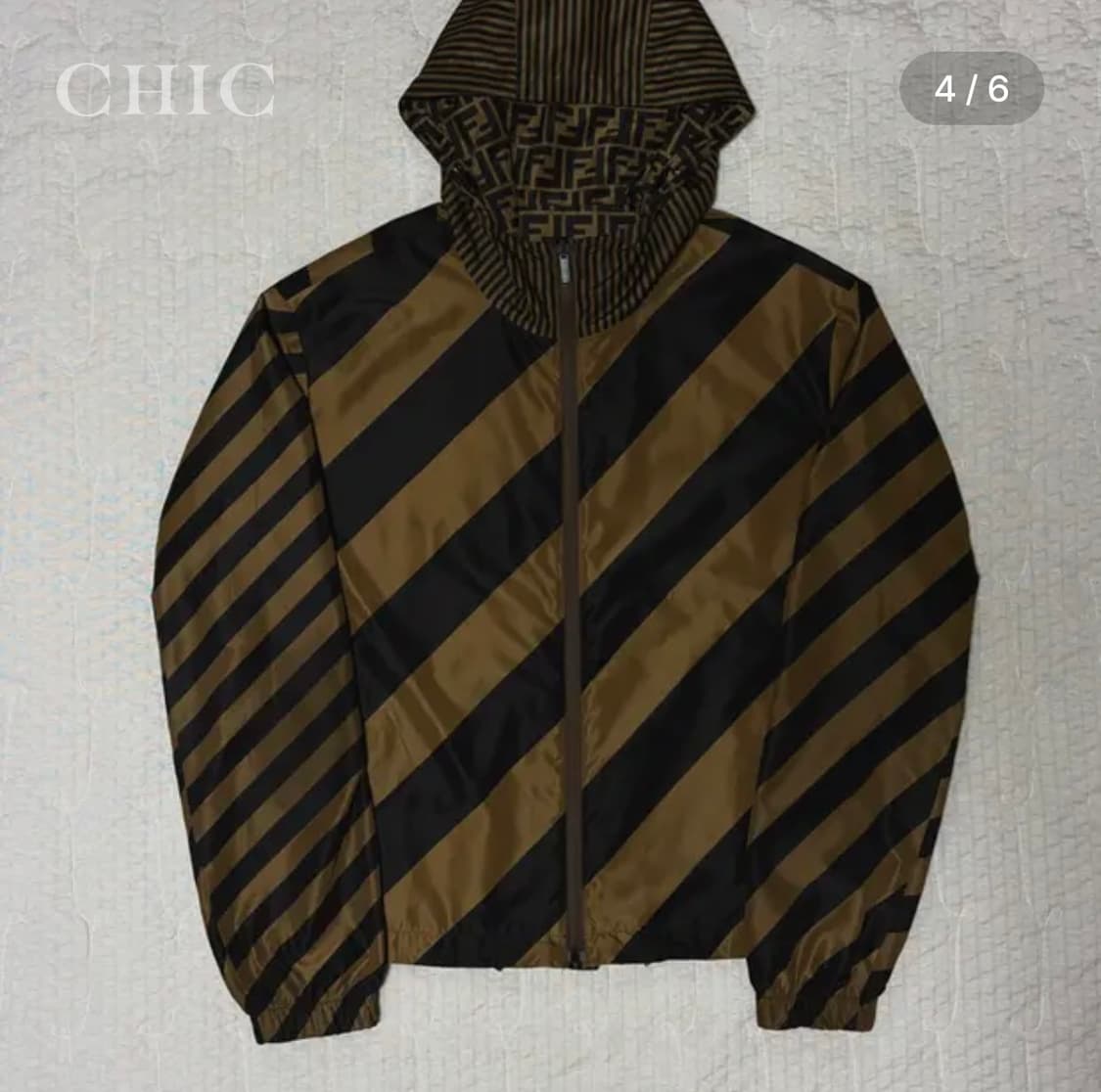 펜디 리버서블 나일론 바람막이 상품이미지4