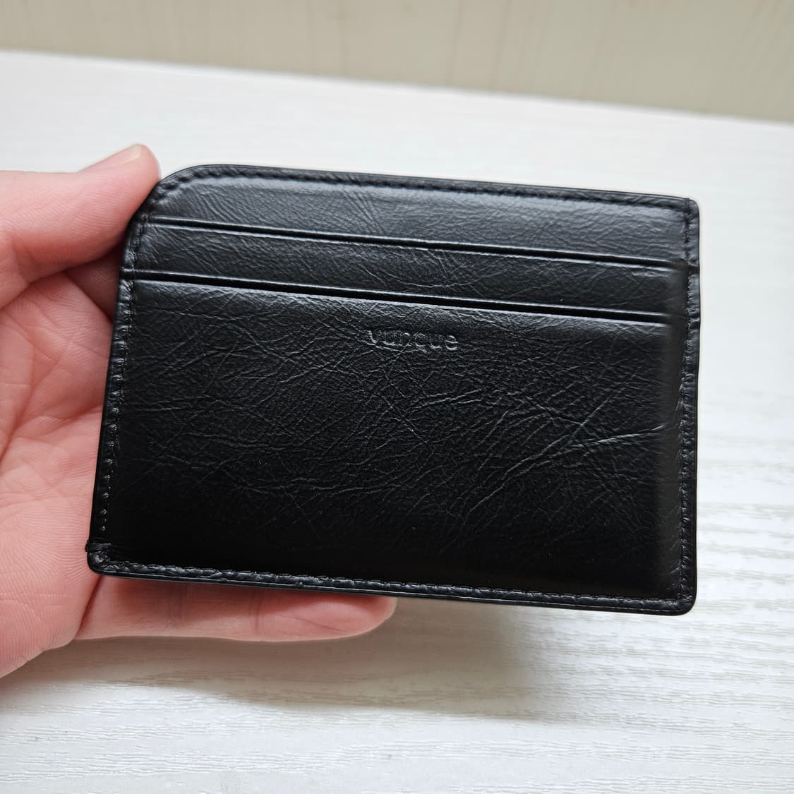 분크 카드홀더 카드지갑 블랙 상품이미지2