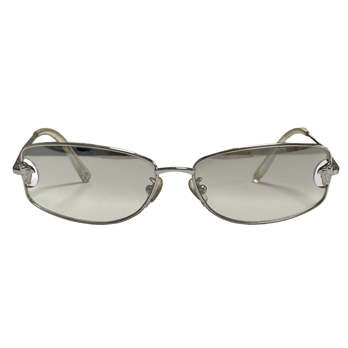 베르사체 메두사 로고 실버 메탈 실드 선글라스 상품이미지1