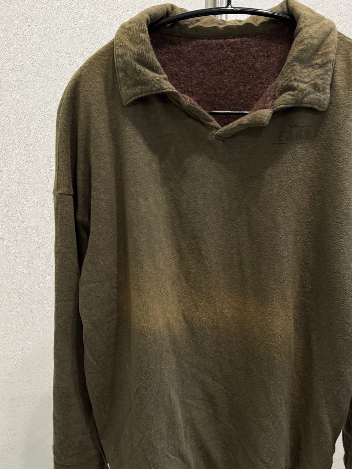 캐피탈 크롭 폴로 스웻셔츠 상품이미지3