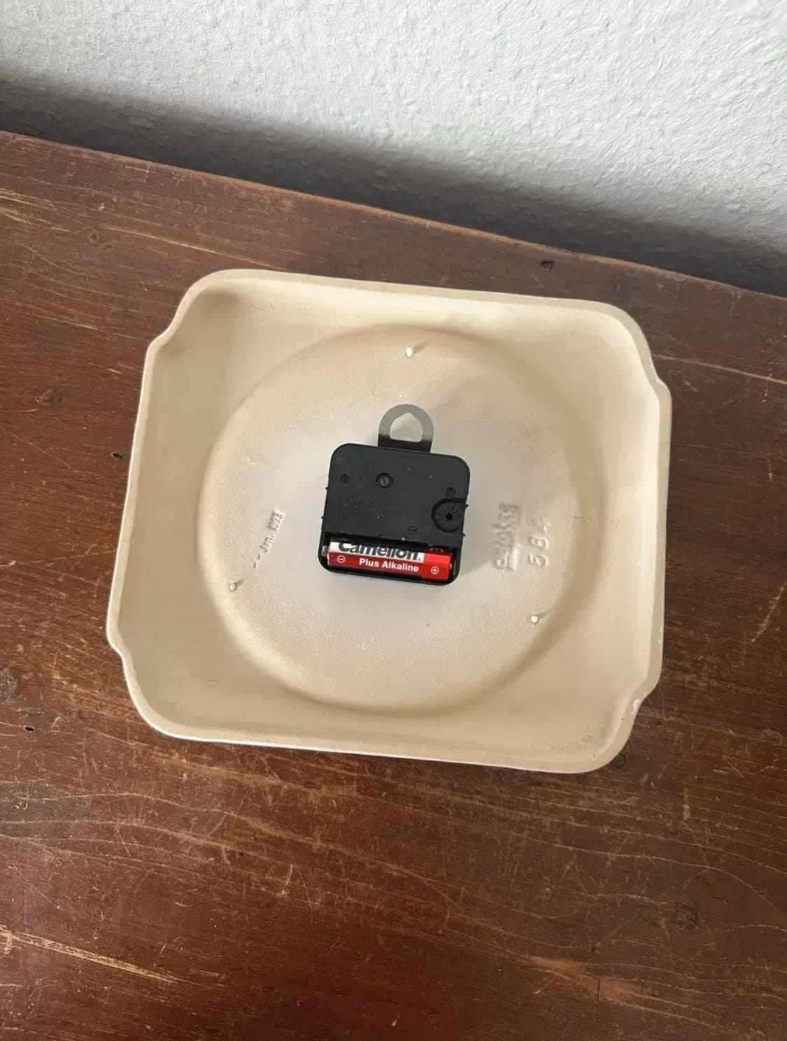 독일)빈티지 플라워 도자기 벽시계 상품이미지3