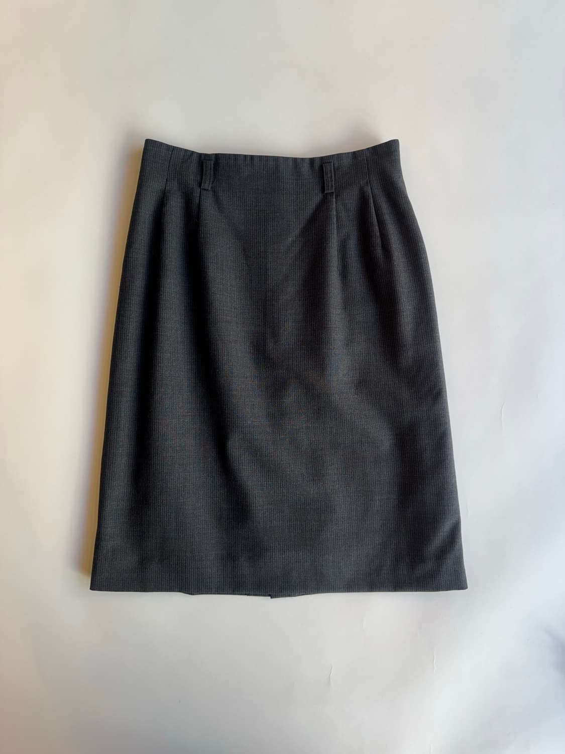 COMME CA DU MODE 스트라이프 그레이 스커트 상품이미지1