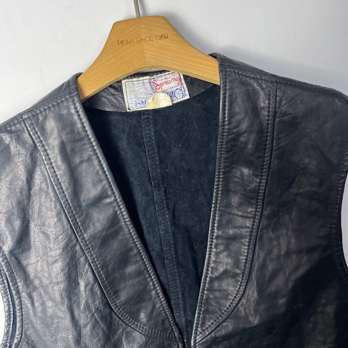 [Sprung] 90's 아메리칸 레더 웨스턴 프린지 베스트 상품이미지2