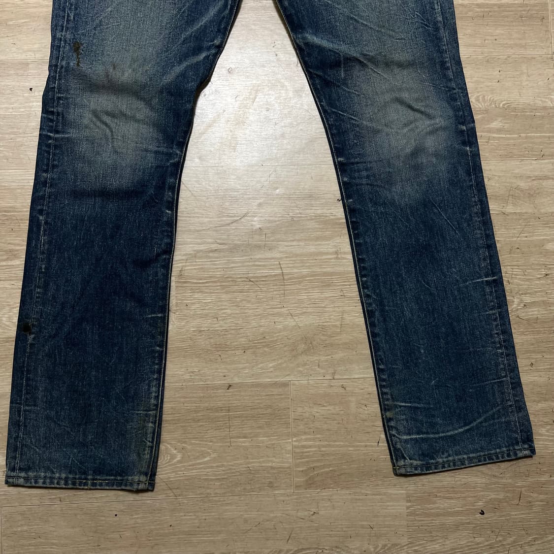 지스타로우 3301 워싱 스트레이트 데님진 청바지 [중청] 32 상품이미지3