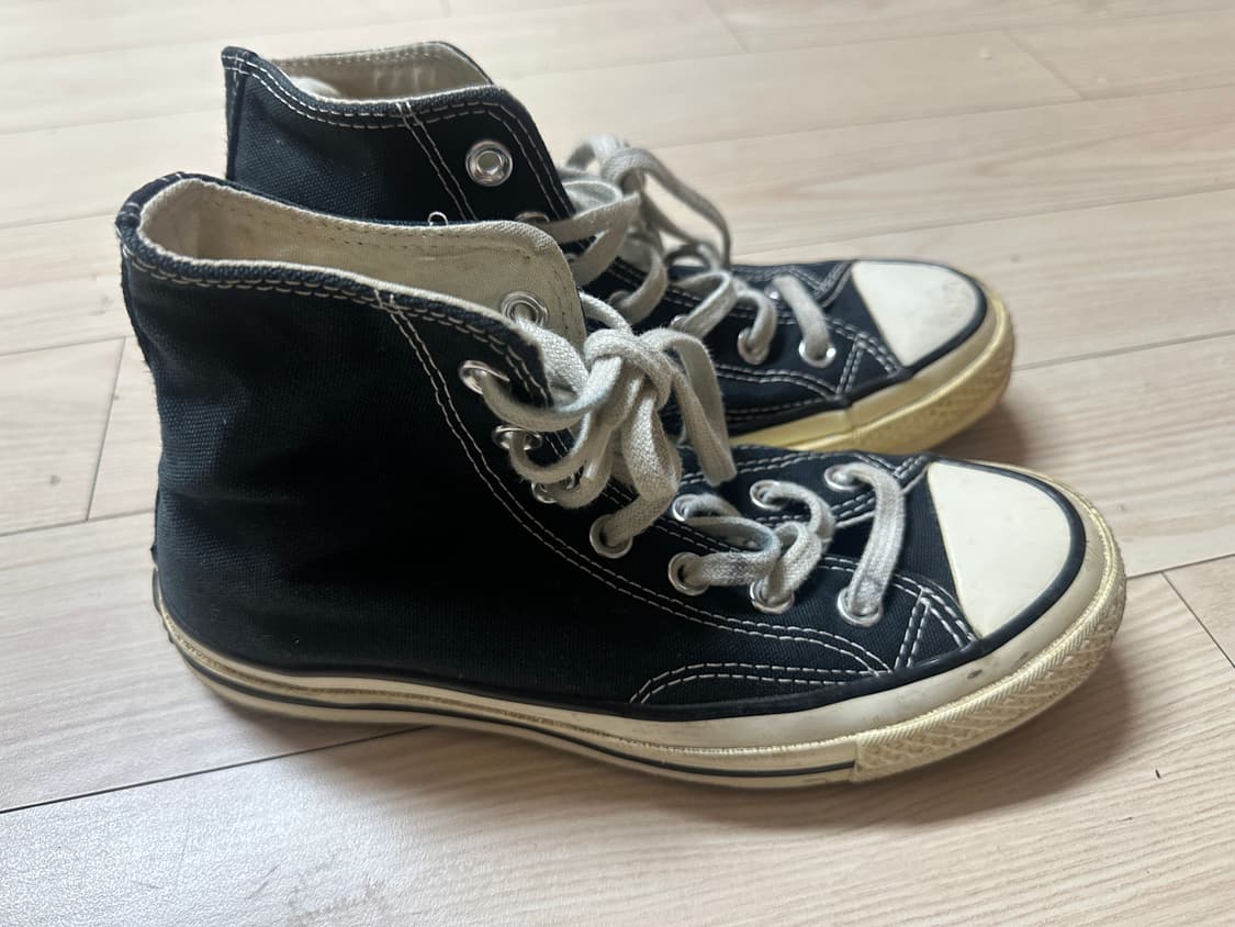 컨버스 척테일러 70 올스타 블랙 하이 스니커즈 상품이미지2