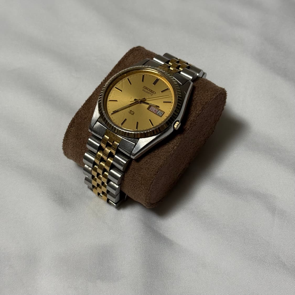 90's 빈티지 세이코 sq 콤비 쿼츠 시계 판매합니다 상품이미지1