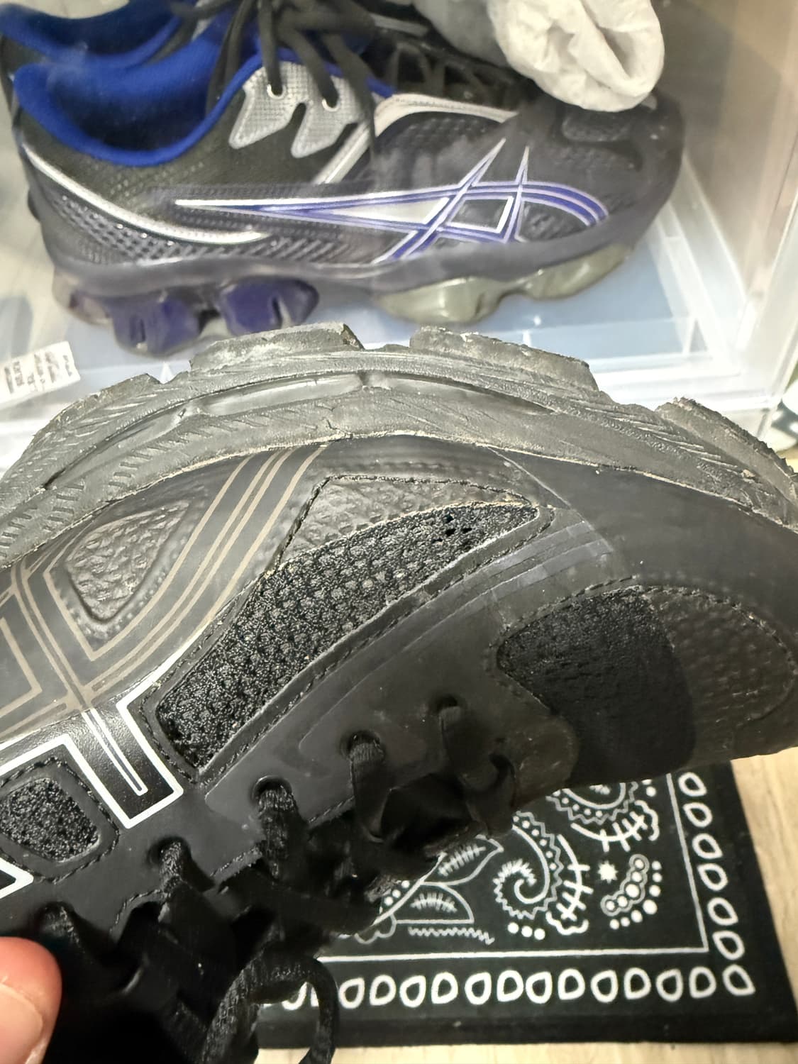 아식스x키코코스타디노브 젤버즈 1 블랙 265 상품이미지10