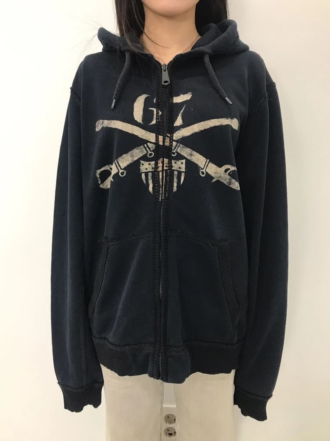 Polo Jeans Skull Zip Hoodie 상품이미지2