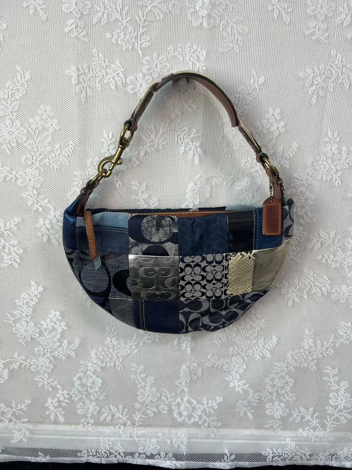코치 패치워크 데님 Y2K 숄더백 상품이미지3