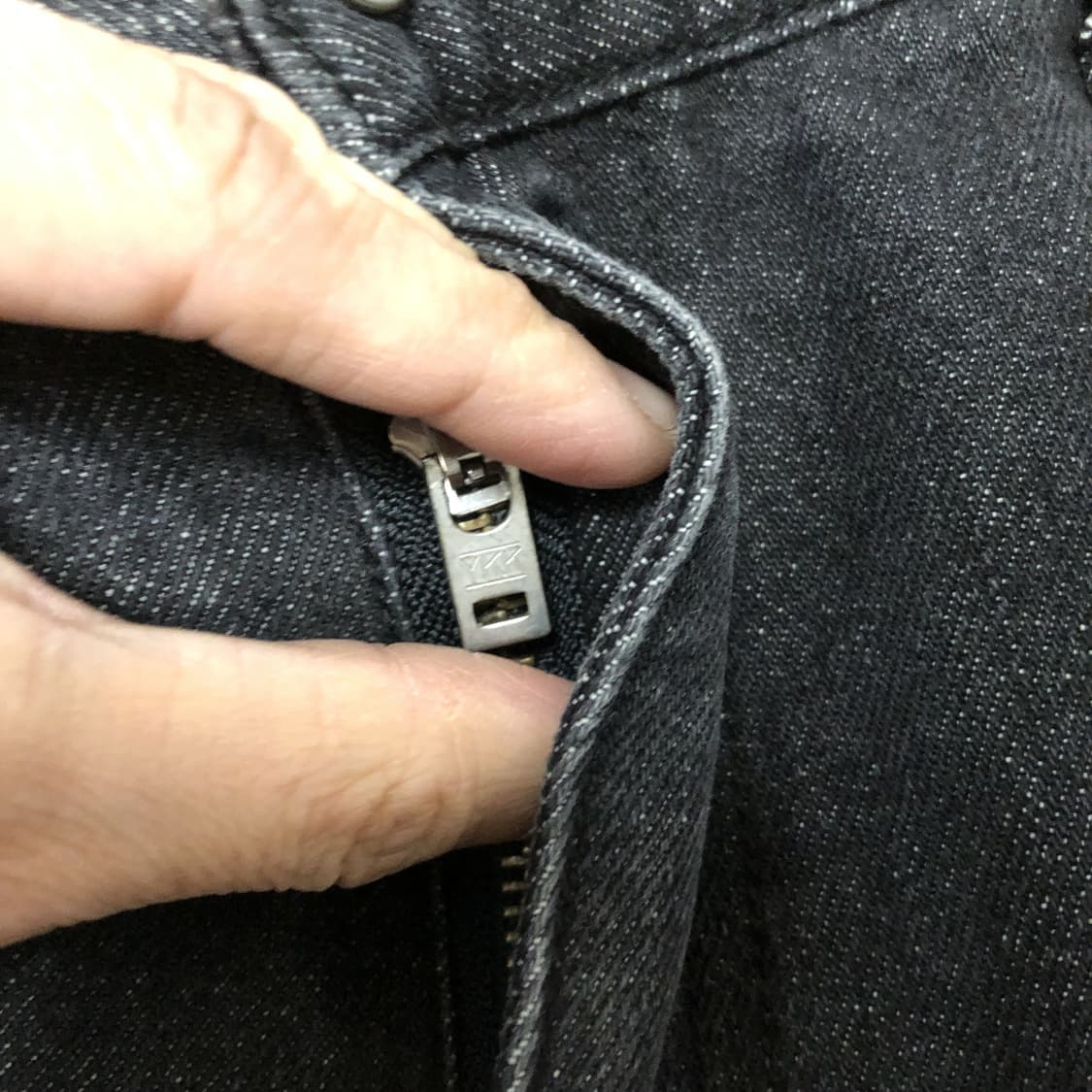 (35-36) 아영상사 AYC 스탠다드진 흑청 블랙 데님 상품이미지6