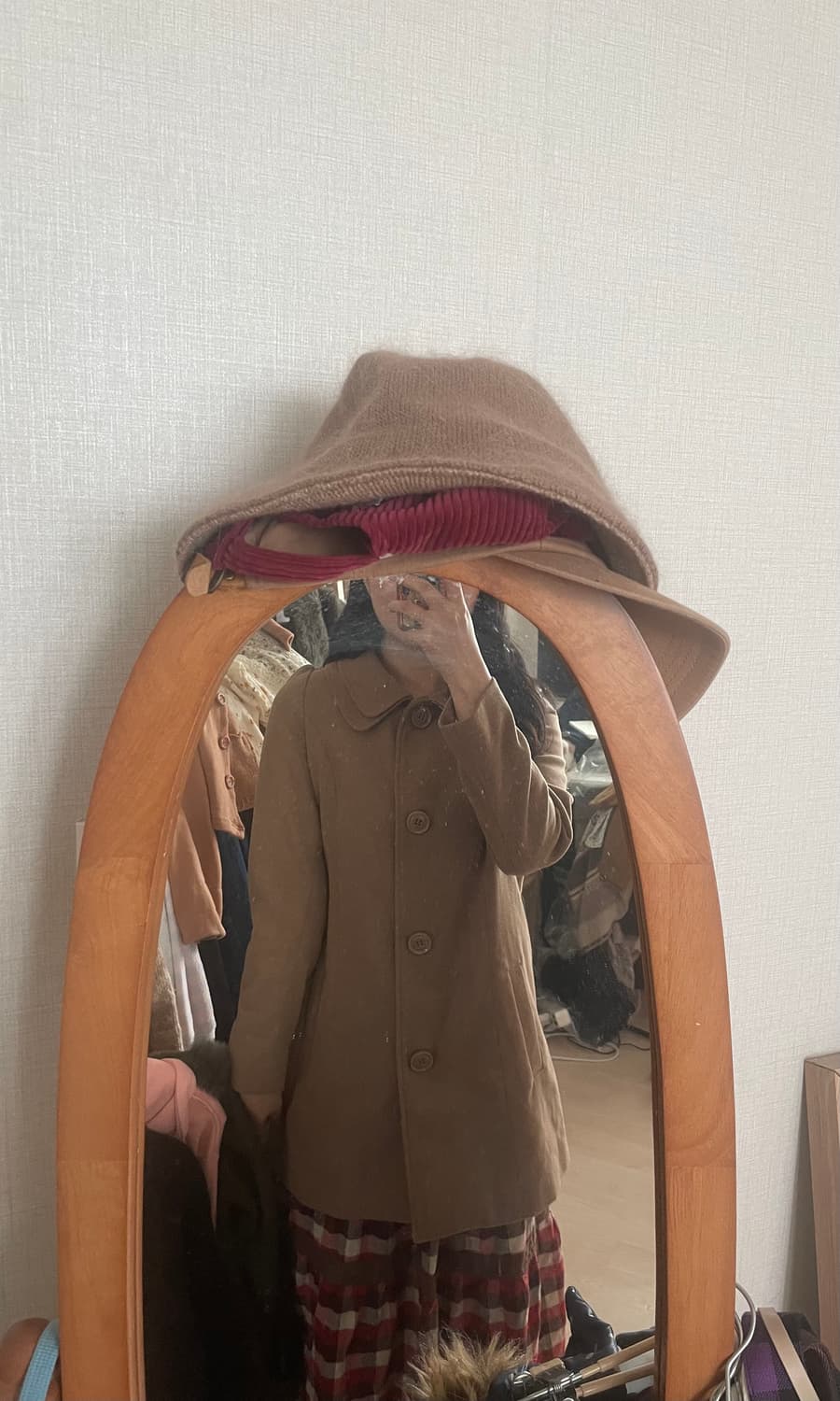 모리걸 빈티지 티티앤코 titty&co 더블카라 베이지 코트 🤎💛 상품이미지5