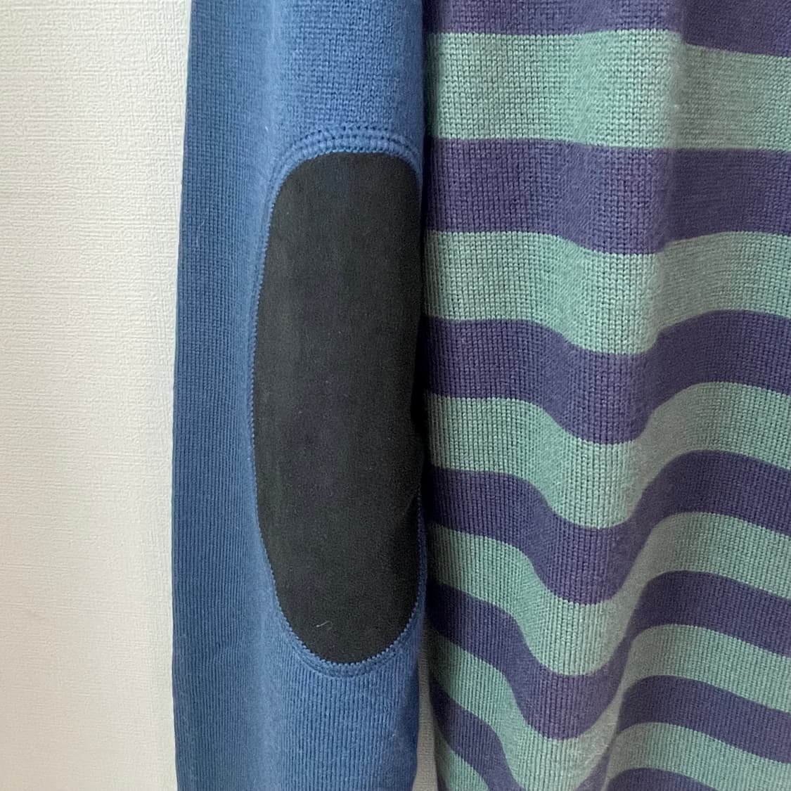 홀랜드에스콰이어 메르노 스웨이드 패치 니트 XL 105 상품이미지6