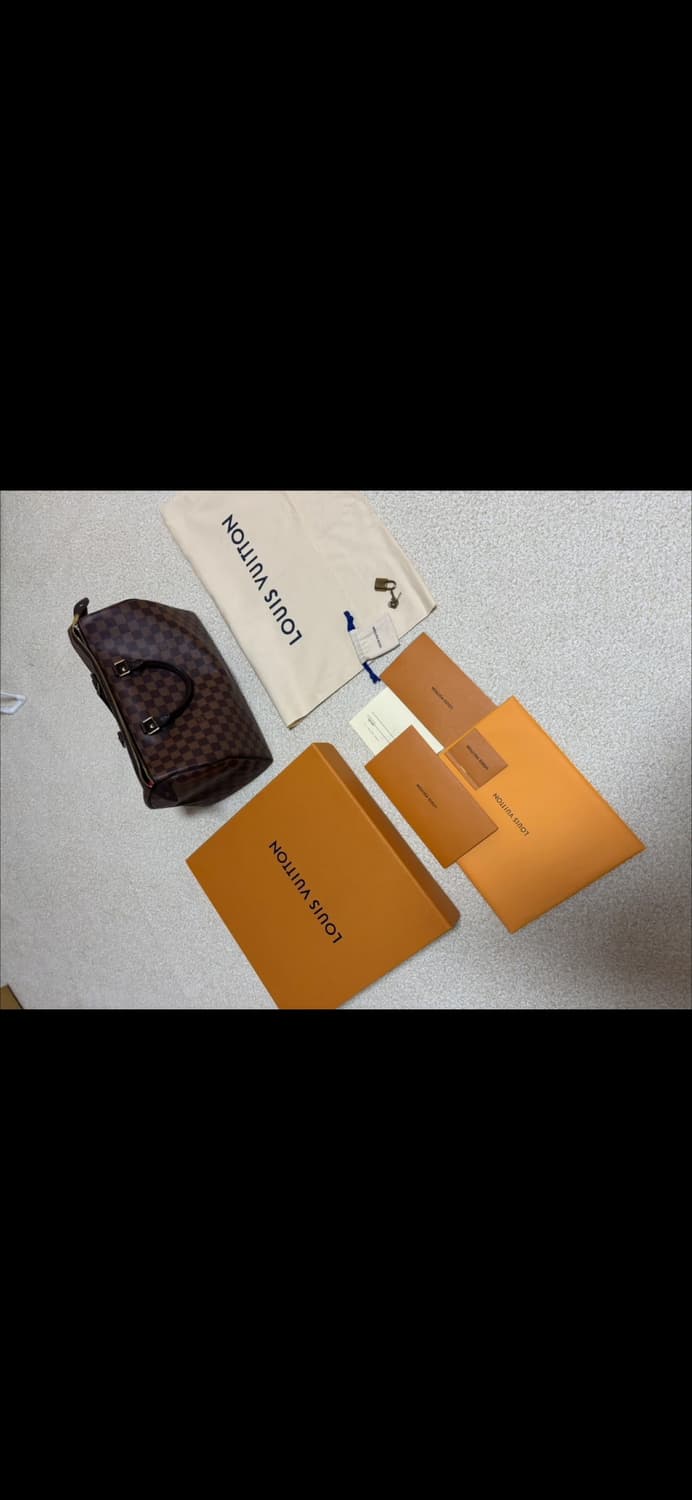 루이비통 스피디 35 다미에 에벤(내장칩 버전) 상품이미지2