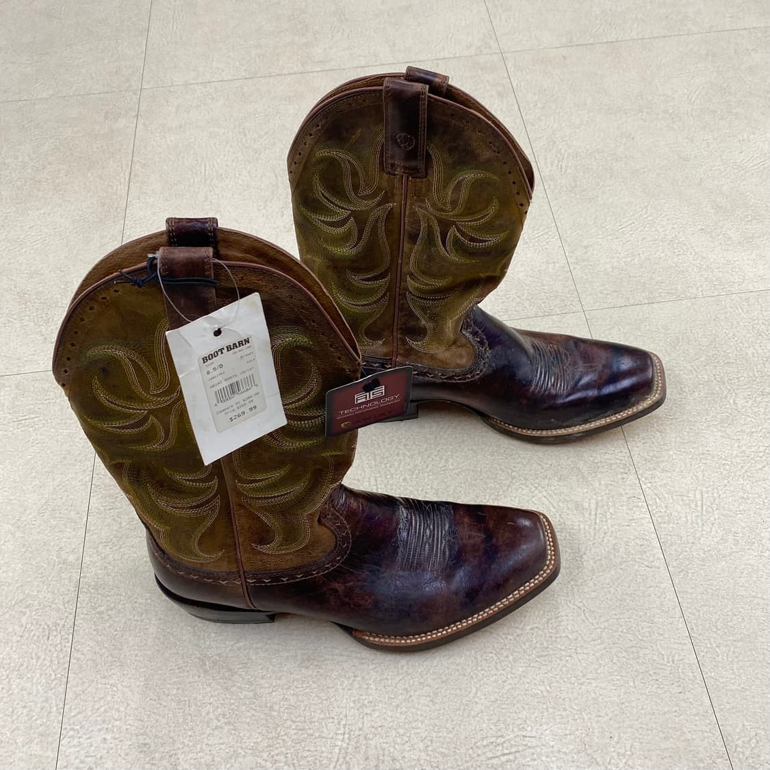 아리아트 ariat USA 오리지널 스퀘어토 웨스턴 부츠 (260mm-2 상품이미지3