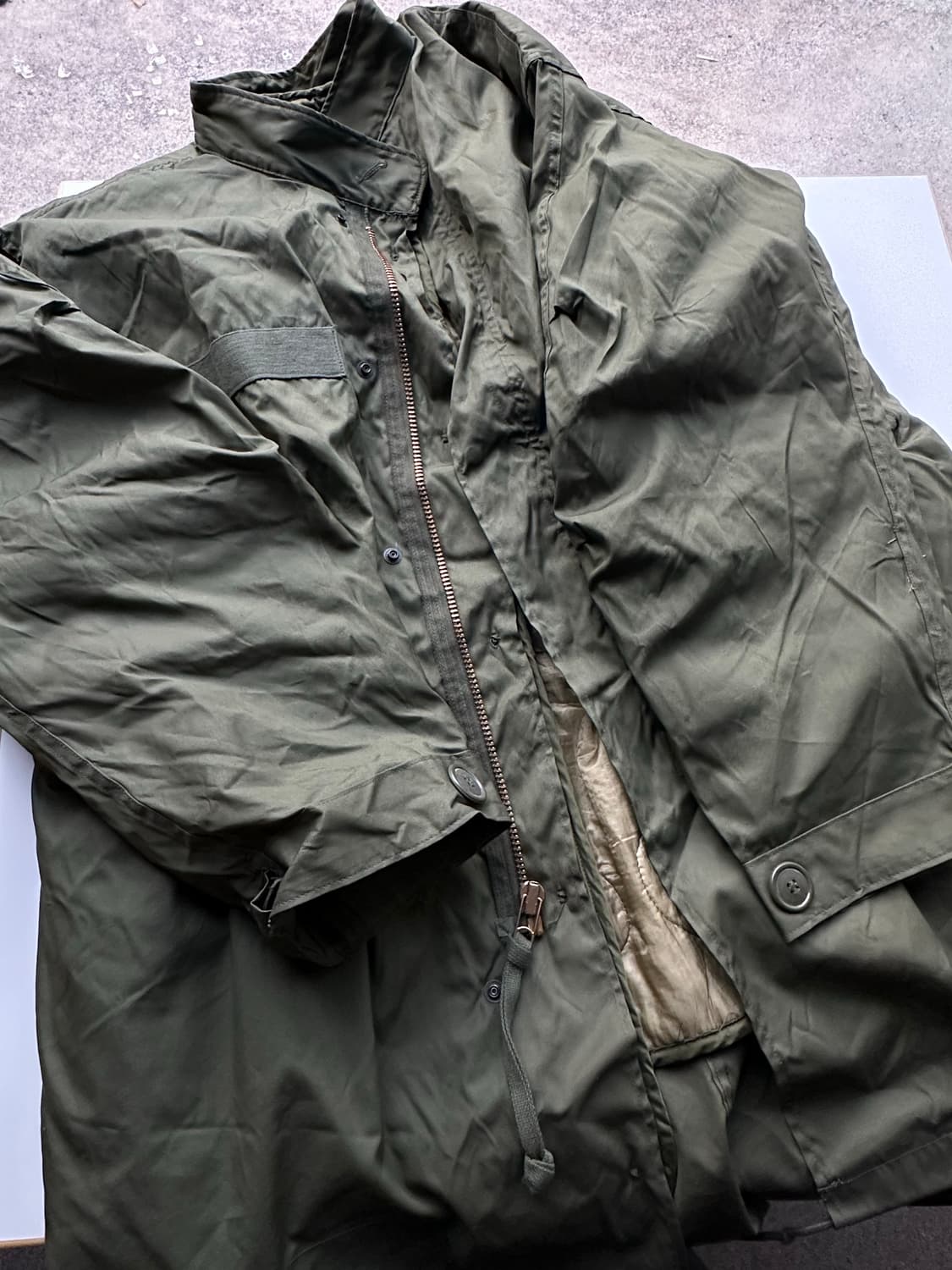 미군 m65 피쉬테일 개파카 데드스탁 S  상품이미지1