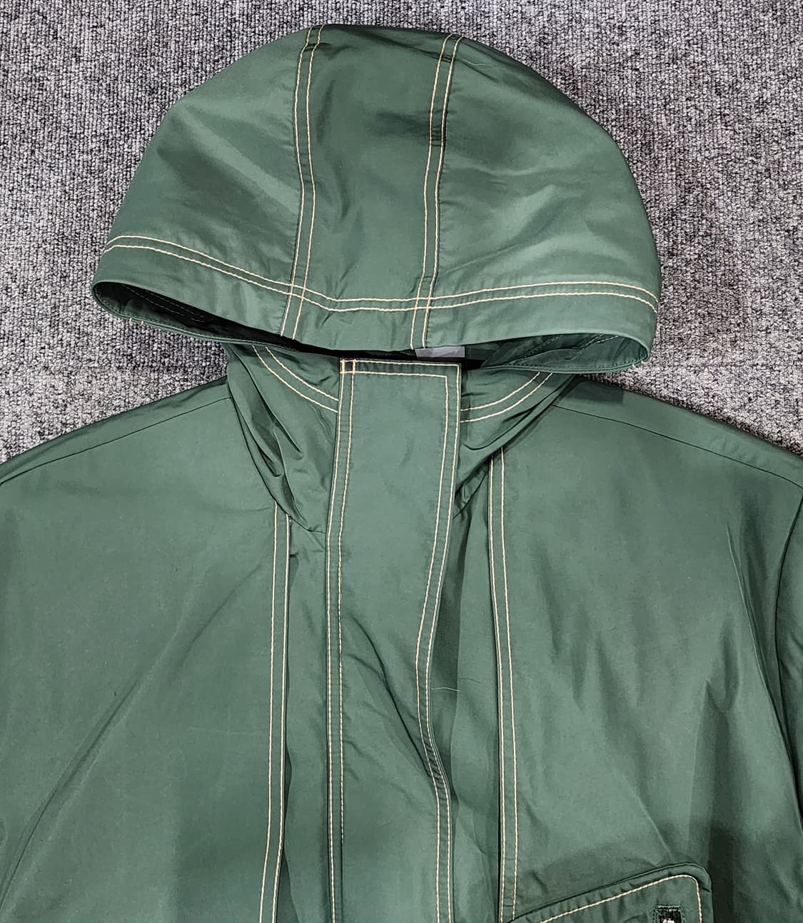 아디다스 클로버 스티치 후드 패딩 자켓 M 샘플판 상품이미지3