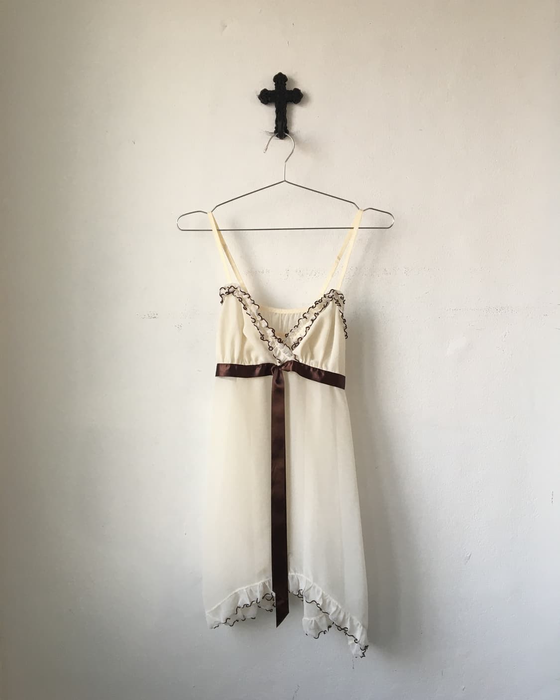 Frill unbalanced sleeveless 상품이미지2