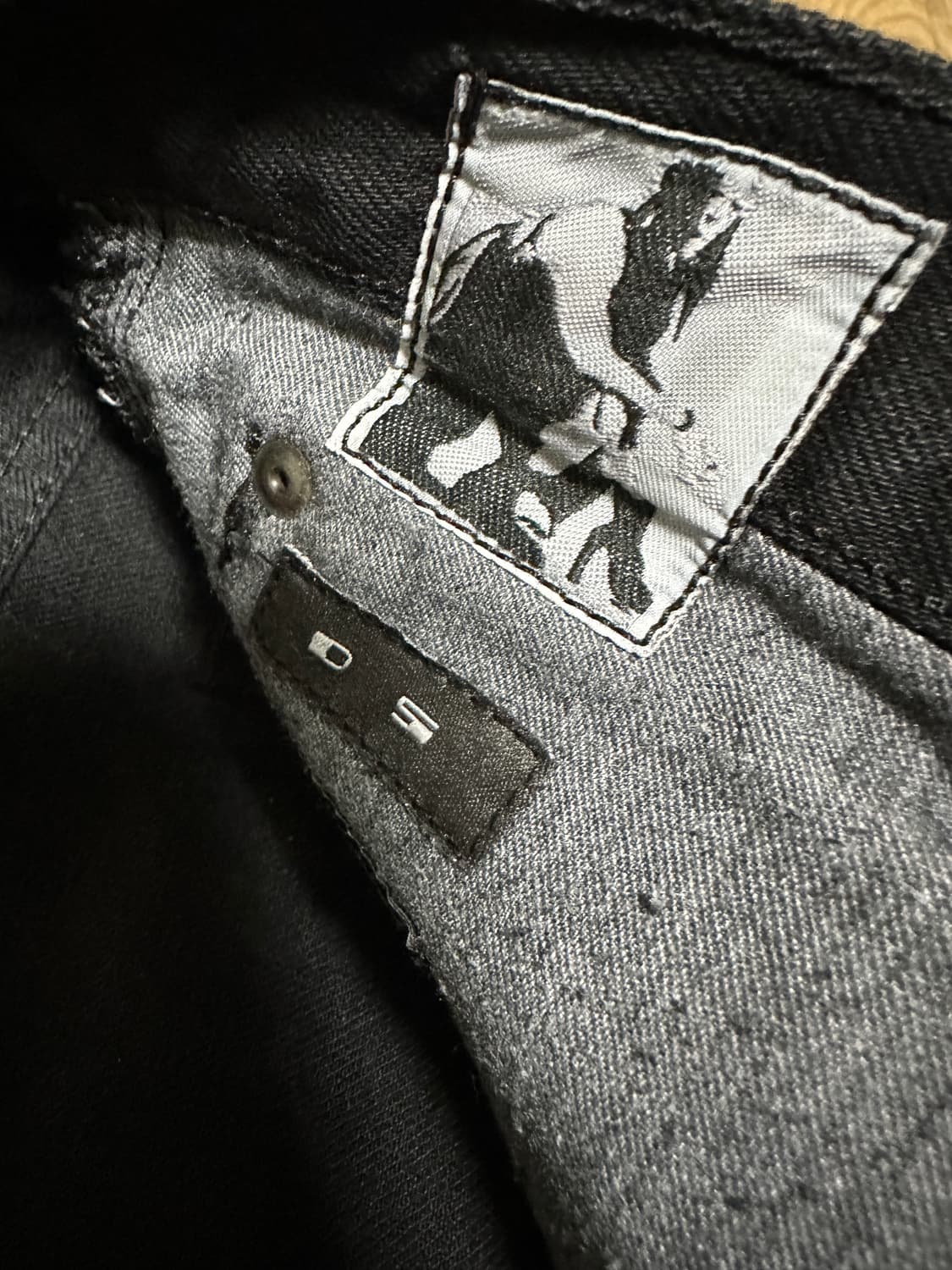 릭오웬스 디트로이트 흑청 데님 상품이미지4