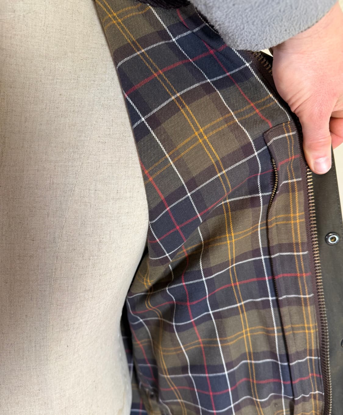 바버 뷰포트 C36 영국산 왁스 자켓 상품이미지7