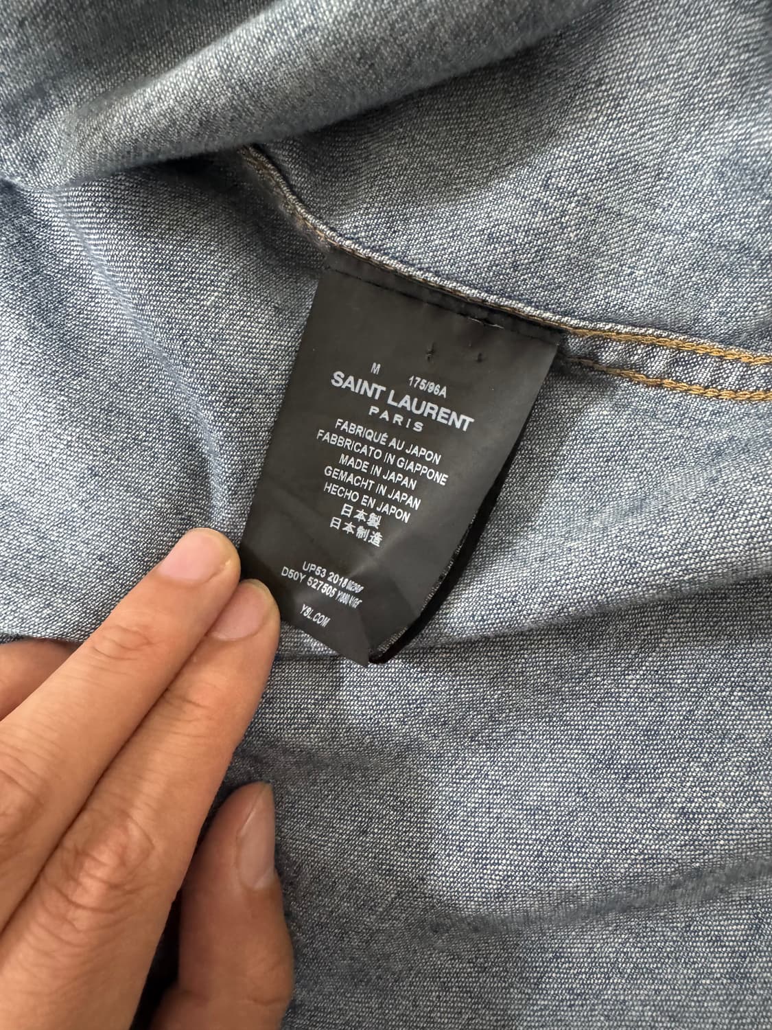 생로랑 웨스턴 셔츠 상품이미지4