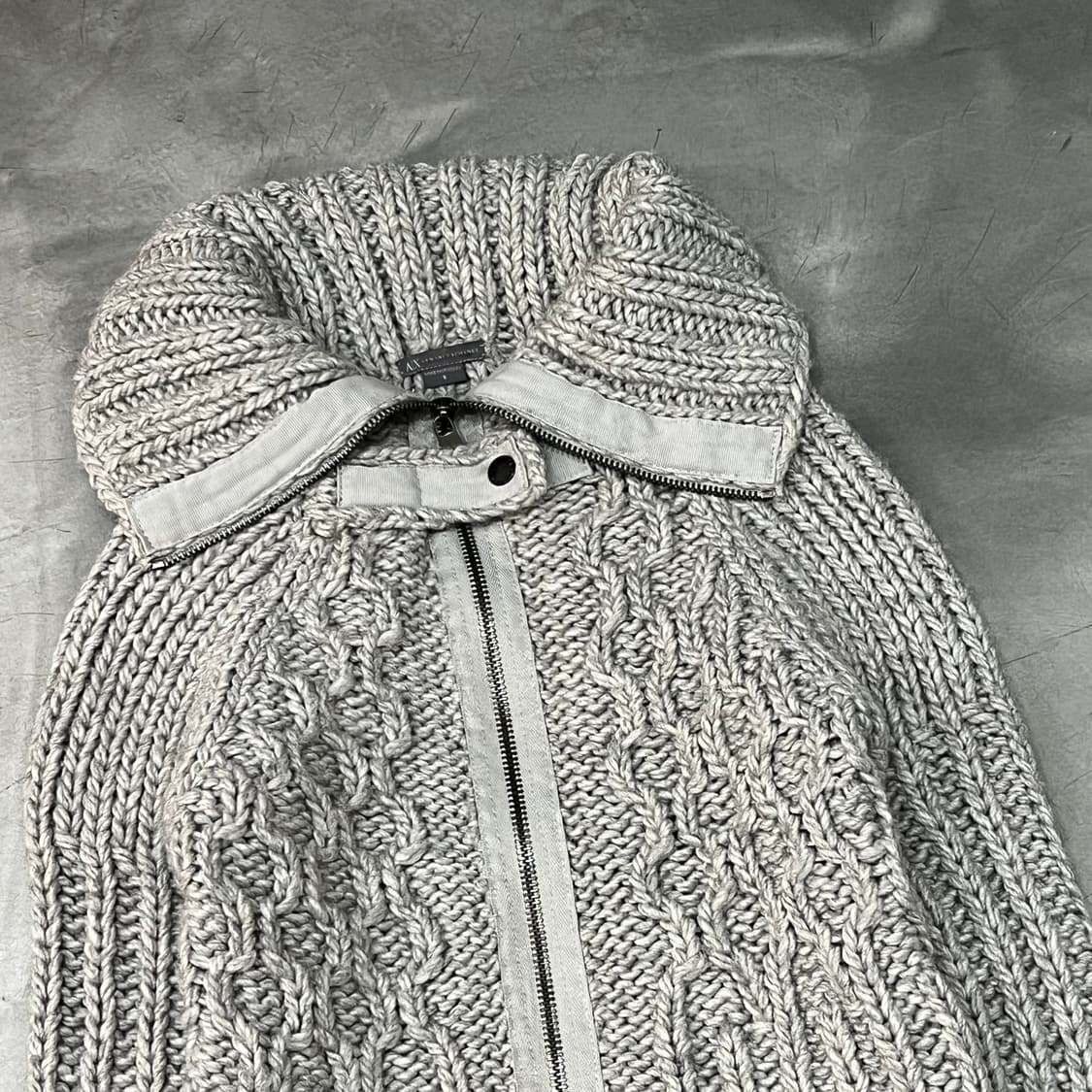  아르마니 익스체인지 투웨이 니트 집업 y14676 상품이미지3