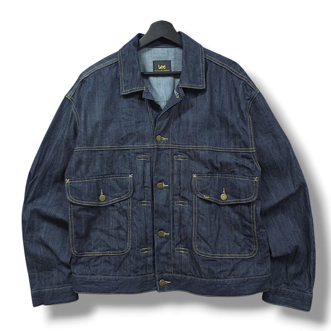 [L] 리(Lee) 인디고 데님 코듀라 트러커 자켓 상품이미지1