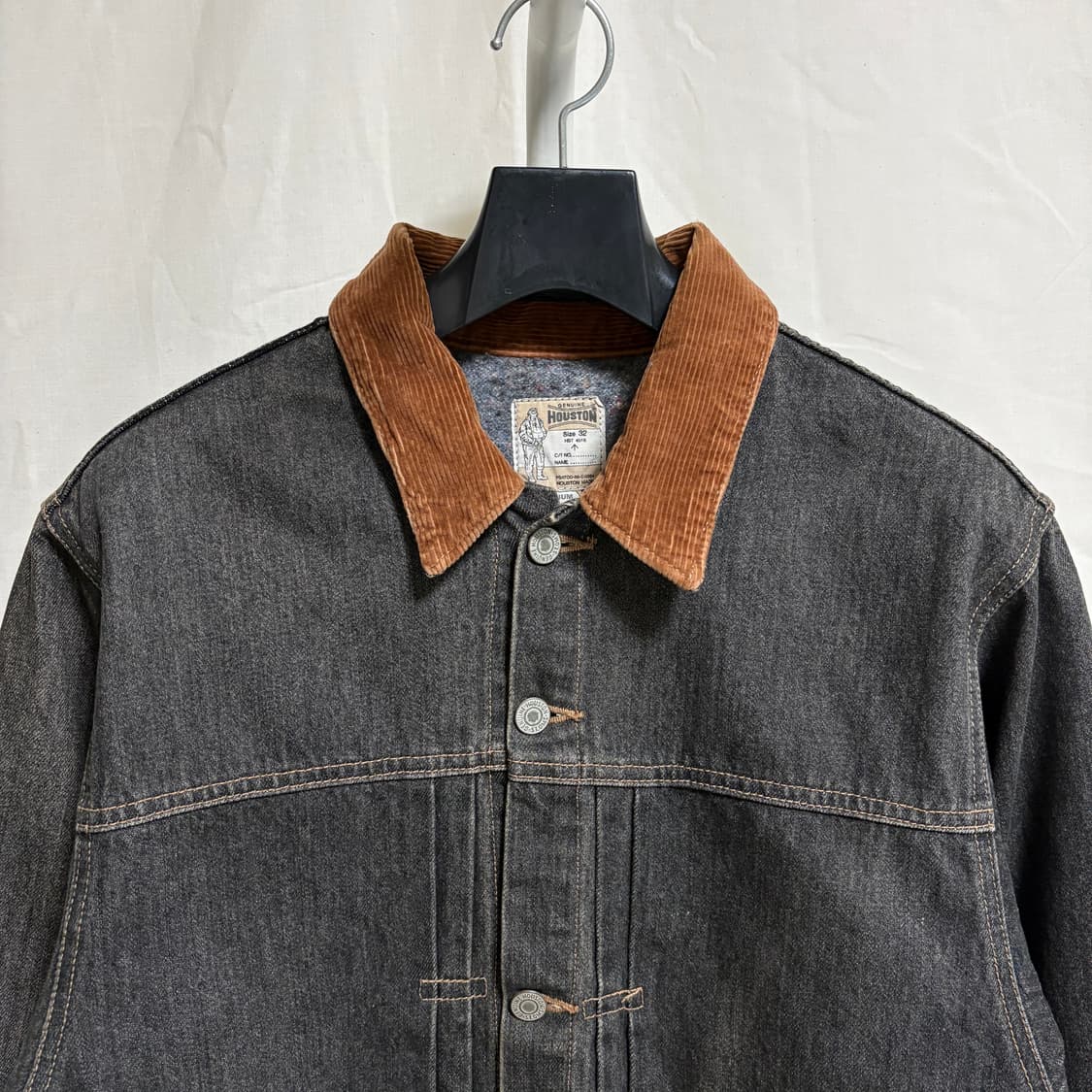 휴스턴 1세대 데님 트러커 자켓 / 흑청, M 상품이미지2