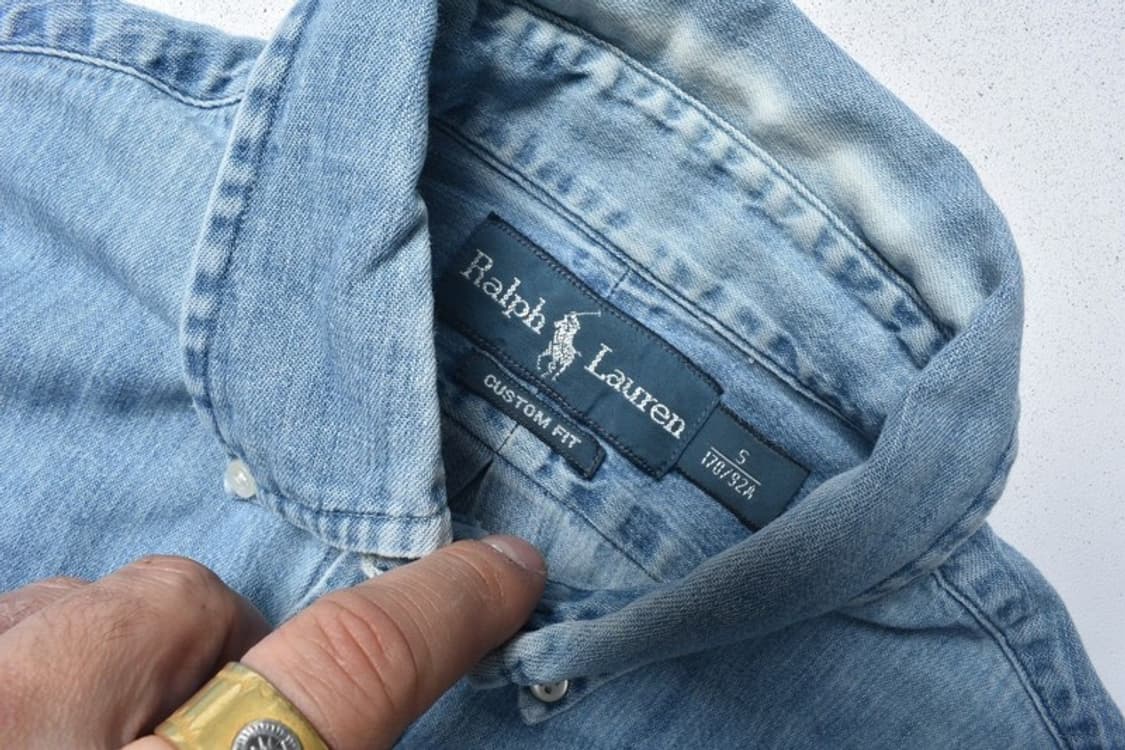 폴로 랄프로렌 데님셔츠 청남방 S N0904 상품이미지7