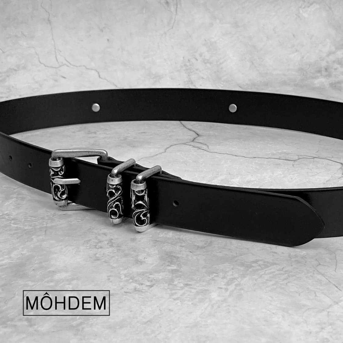 [리얼레더] 투링 크롬 소가죽 벨트 상품이미지5