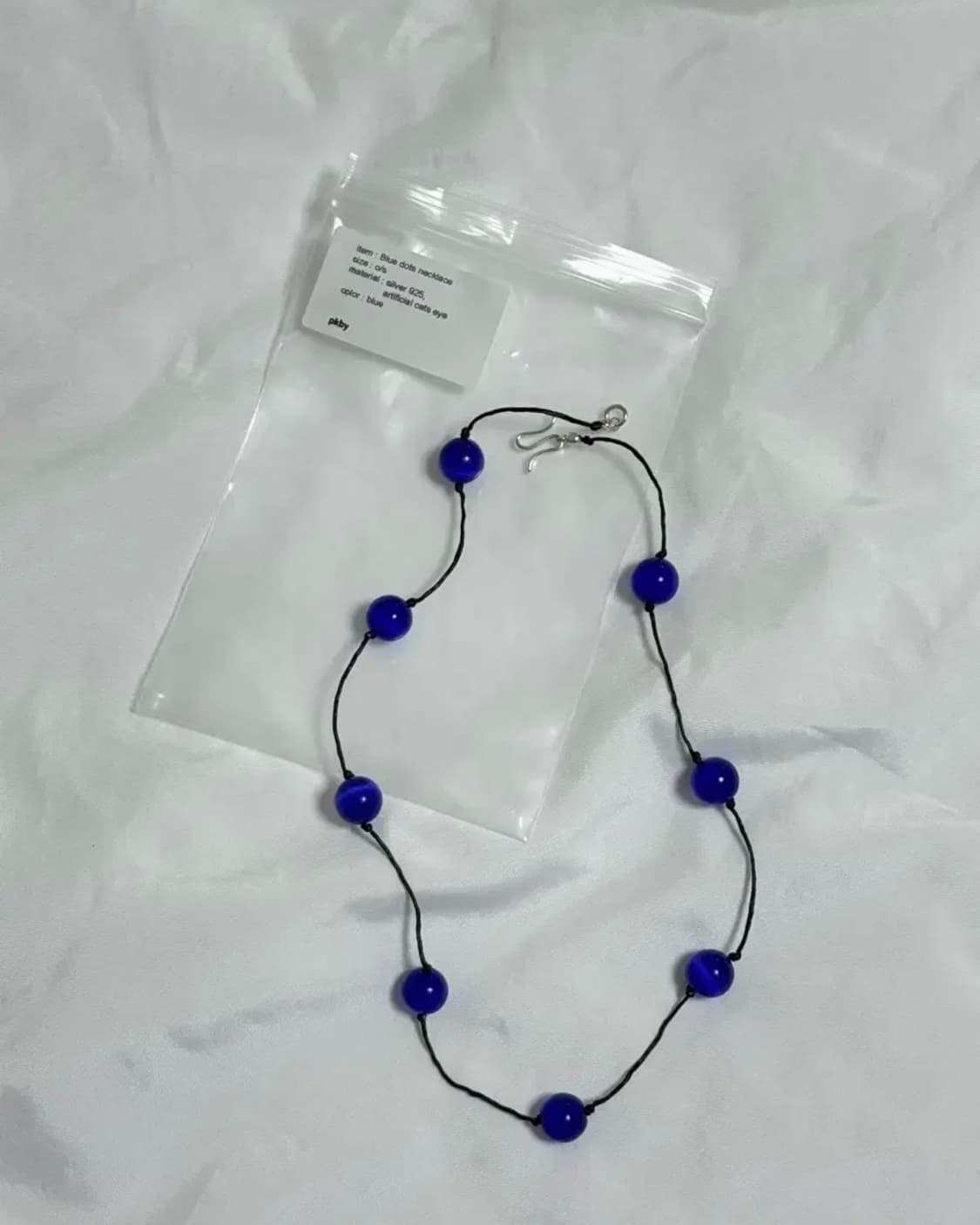 pkby blue dots necklace 목걸이 상품이미지2