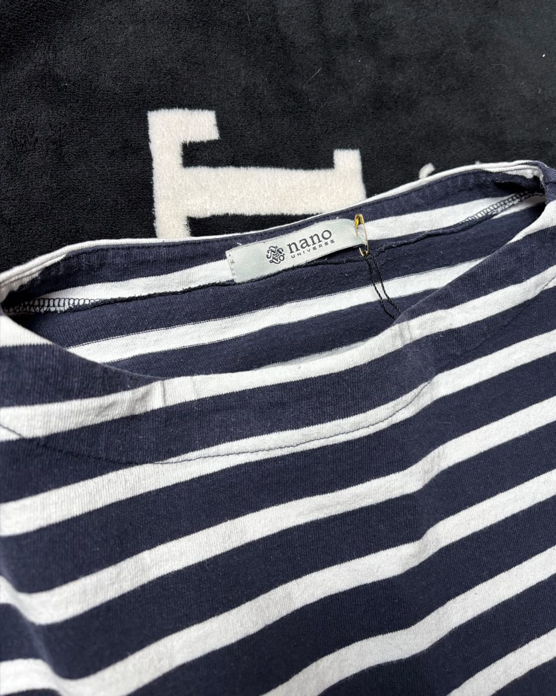 일본빈티지 클래식 스트라이프 크롭티 상품이미지2