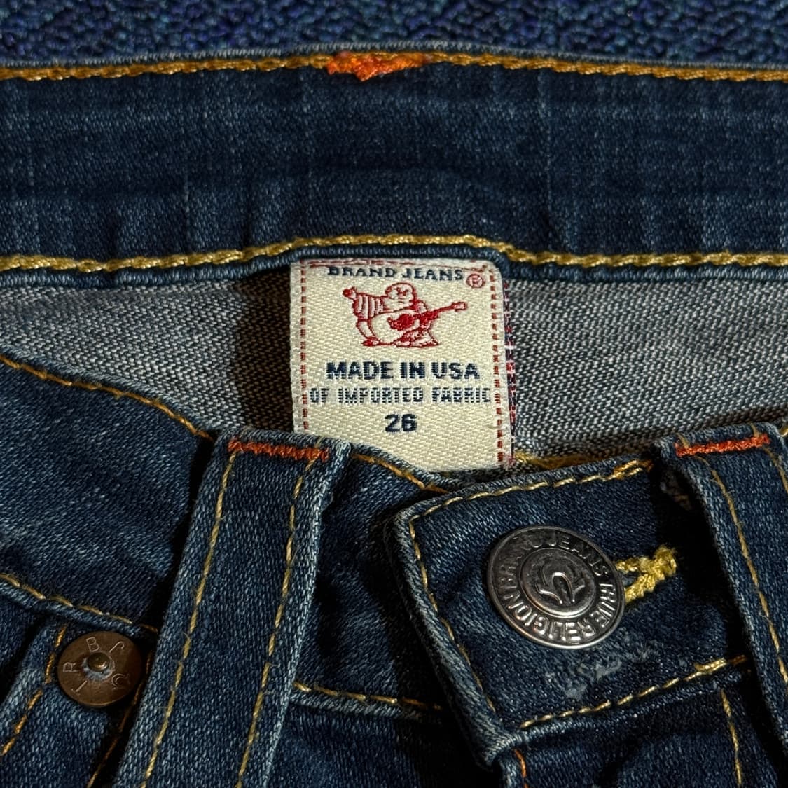 트루릴리젼 워싱 트임 포인트 데님팬츠 상품이미지5